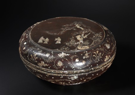 Cylindrical Box, 17th century. Japan, Okinawa Prefecture, Ryukyu Islands, Edo Period (1615-1868).