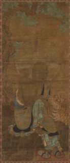 Rakkan (Arhat), 1300s. Japan, Kamakura period (1185-1333) to Nanbokucho period (1336-92). Hanging
