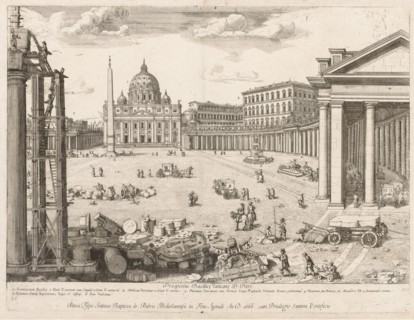 St. Peter's Basilica from "Prospectus Locurum Urbis Romae Insign[ium]