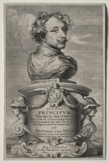Self-Portrait, 1646. Anthony van Dyck (Flemish, 1599-1641). Etching