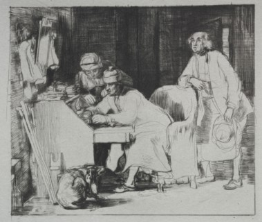 The Lost Receipt, 1824. David Wilkie (British, 1785-1841). Drypoint