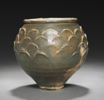 Beaker with Scale Pattern, 1-100. Rhenish (Cologne), Gallo-Roman, 1st Century. Reddish ware with