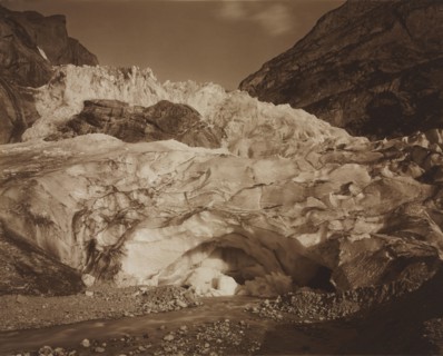 Switzerland. Grindelwald, Upper Glacier, Source of the Lutschine, 1875-1877. Adolphe Braun (French,