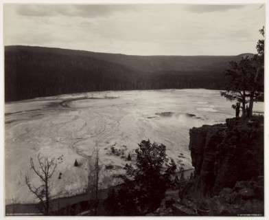 Hell's Half Acre, Prismatic Springs, c. late 1880s. Frank Jay Haynes (American, 1853-1921). Albumen