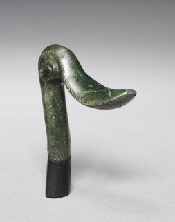 Duck Head Finial, c. 1400-1300 BC. Possibly Hungary, Bronze Age, c. 2500-800 BC. Bronze, cast;