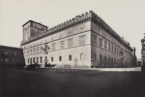 Venetian Palace, c. 1870s. James Anderson (British, 1813-1877). Albumen print from wet collodion