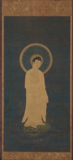 Welcoming Descent of Amida Buddha (Raigo), about 1270—1333. Japan, Kamakura Period  (1185-1333).