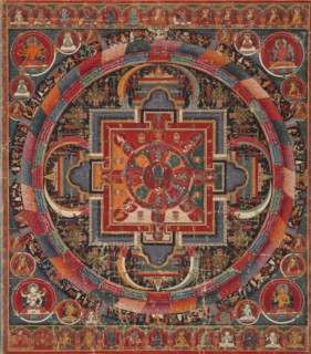 Twenty-three Deity Nairatma Mandala, c. 1375. Central Tibet, Sakya-affiliated monastery, 14th