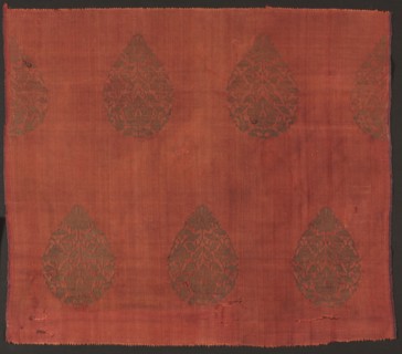 Brocade with Lotus Flowers, 1200s-mid 1300s. China, Northern, Mongol period, 13th - mid-14th