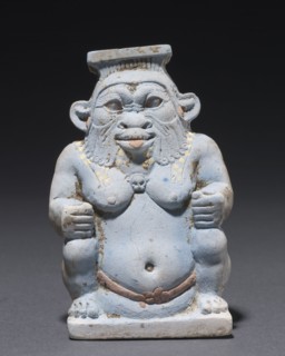 Cosmetic Jar in the Form of the God Bes, 664-525 BC. Egypt, Late Period, Dynasties 26. Egyptian