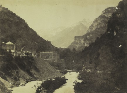 Eaux-Chaudes, Pyrenees (verso), c. 1855. Attributed to Farnham Maxwell Lyte (British, 1828-1906).