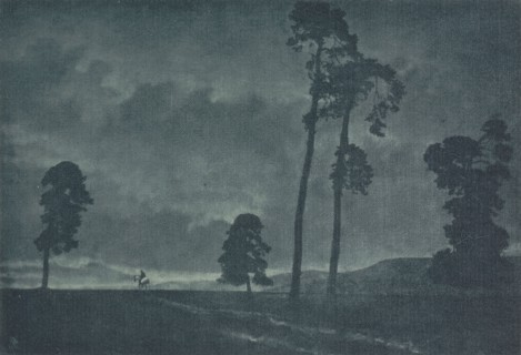 Camera Work: The Solitary Horseman, 1904. Theodor Hofmeister (German, 1868-1943), and Oskar