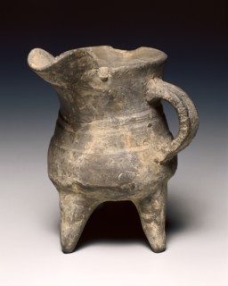 Wine Warmer (Jue), c. 1300-1023 BC. China, Shang dynasty (c.1600-c.1046 BC), Anyang phase (c