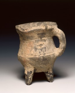 Wine Warmer (Jue), c. 1300-1023 BC. China, Shang dynasty (c.1600-c.1046 BC), Anyang phase (c