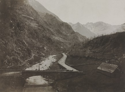 Souvenirs des Pyrénées: View Along the Route to Luz, Portugal, 1852-1853. John Stewart (British,