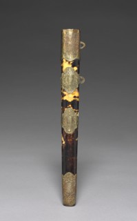 Scabbard, 19th century. Korea, Joseon dynasty (1392-1910). Metal and tortoiseshell; overall: 42.5