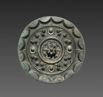Mirror with Clouds and Nebulae, 200-100 BC. China, Western Han dynasty (202 BC-AD 9). Bronze;