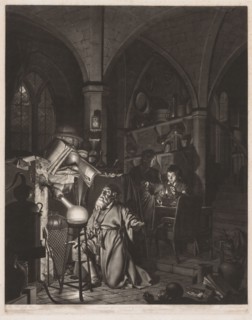 The Alchymist, in Search of the Philosopher's Stone, Discovers Phosphorus, and Prays for the
