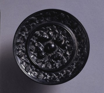 Animal-and-Grape Mirror, mid 600s. China, Tang dynasty (618-907). Bronze; diameter: 8.2 cm (3 1/4