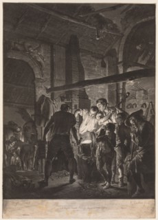 The Blacksmith, 1771. Richard Earlom (British, 1743-1822), after Joseph Wright of Derby (British,
