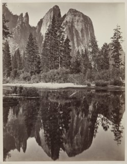 Cathedral Rocks and Reflections, Yosemite, 1864. Charles Leander Weed (American, 1824-1903).