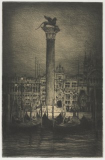 St. Mark's Piazza, 1910. Mortimer Menpes (British, 1860-1938). Etching; sheet: 51.6 x 34.6 cm (20