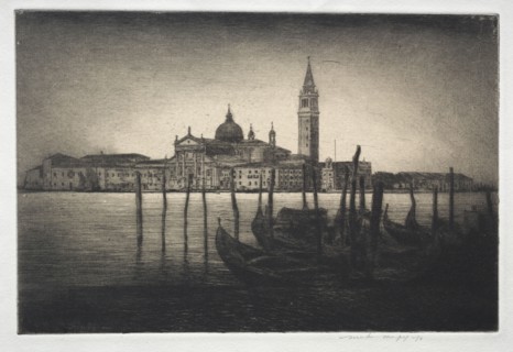 San Giorgio Maggiore, 1910. Mortimer Menpes (British, 1860-1938). Etching