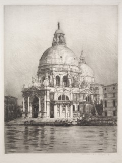 Santa Maria Della Salute #1, 1910. Mortimer Menpes (British, 1860-1938). Etching; sheet: 44.7 x 28