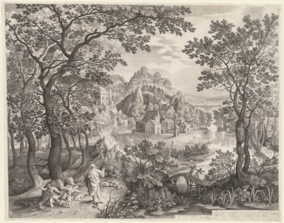 Elisha Cursing the Children of Bethel Who Are Being Devoured by the Bears, 1602. Gillis van
