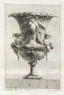 Suite of Vases:  Plate 9, 1746. Jacques François Saly (French, 1717-1776). Etching