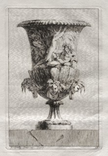 Suite of Vases:  Plate 17, 1746. Jacques François Saly (French, 1717-1776). Etching