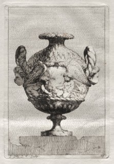 Suite of Vases:  Plate 19, 1746. Jacques François Saly (French, 1717-1776). Etching
