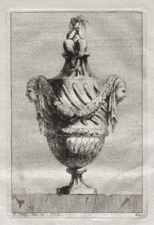Suite of Vases:  Plate 21, 1746. Jacques François Saly (French, 1717-1776). Etching