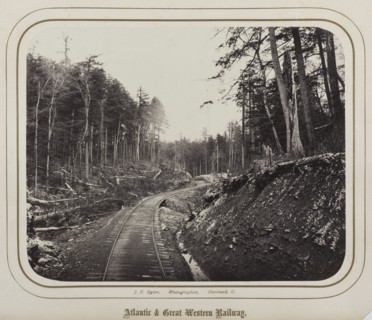 Atlantic and Great Western Railway album: Untitled, 1862. James Fitzallen Ryder (American,