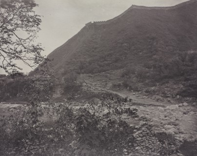 View of the Great Wall, China, c. 1871. John Thomson (British, 1837-1921). Albumen print from wet