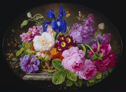 Plaque, 1812. Georgius Jacobius Johannes Van Os (Netherlandish, 1782-1861). Porcelain; overall: 29
