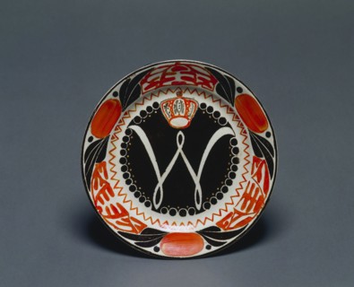 Plate, 1898. Carel-Adolphe-Lion Cachet (Netherlandish, 1864-1945), Petrus Regout & Co., Maastricht