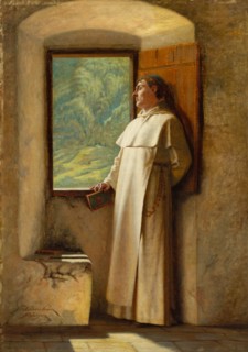 The Sunlight, 1890s. Ture Nikolaus Cederström (Swedish, 1843-1924). Oil on fabric; unframed: 47 x
