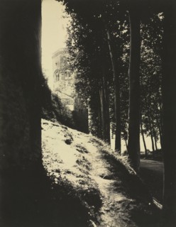 Autun, Tower of Ursulines, c. 1860s. Charles Lenormand (French, 1835-1904). Albumen print from wet