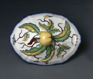 Tureen (lid), c. 1870. Creil Factory (French), Félix Bracquemond (French, 1833-1914). Porcelain;