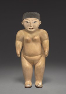 Female Figure, 100 BC-700. Peru, South Coast, Nasca style (100 BC-AD 700). Earthenware with colored