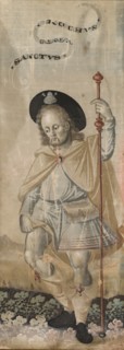 Saint Roch, early 1600s. Japan, Momoyama period, 17th Century. Polychromy on cloth; overall: 98.7 x