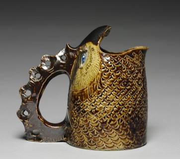 Spoon Warmer, c. 1880. Robert Wallace Martin (British, 1843-1923), Martin Brothers (British).