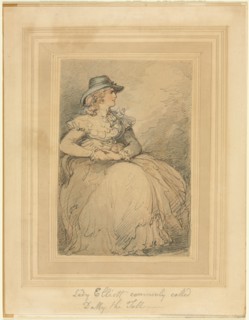 Lady Elliott, Commonly Called Dolly The Tall, 1775/1827. Thomas Rowlandson (British, 1756-1827).