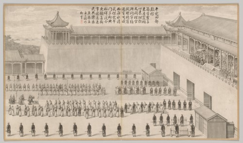 The Presentation of Uigur Captives: from Battle Scenes of the Quelling of Rebellions in the Western