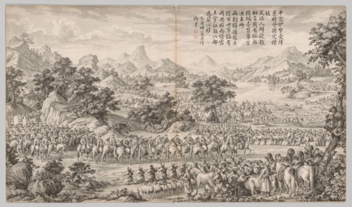 Receiving Surrender from the Eli: from Battle Scenes of the Quelling of Rebellions in the Western