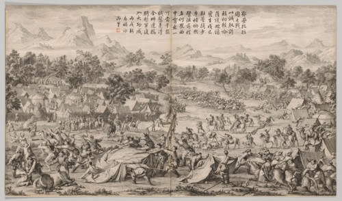 The Battle at Elei Zhalatu: from Battle Scenes of the Quelling of Rebellions in the Western