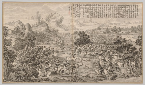 Victory at Heluo Heshi: from Battle Scenes of the Quelling of Rebellions in the Western Regions,