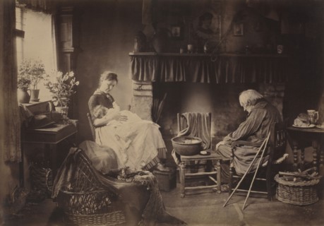 Dawn and Sunset, 1885. Henry Peach Robinson (British, 1830-1901). Albumen print from three