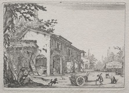 Caprices: The Italian Farm. Jacques Callot (French, 1592-1635). Etching; sheet: 13.5 x 21 cm (5